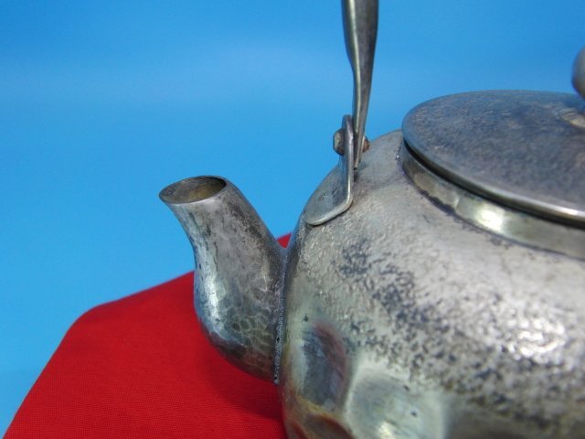 特選品　YC-202　銀瓶　銀メッキ　鍍金　鋳造　鋳物　茶器　煎茶