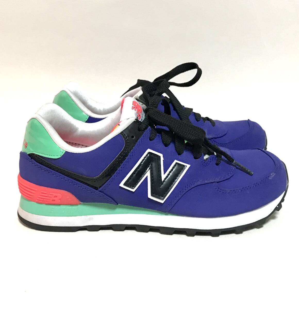 New Balanceニューバランス　WL574HRT（パープル）レデューススニーカー　24.0㎝_画像2