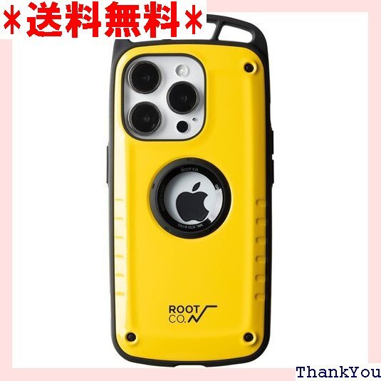 ROOT CO. iPhone14Pro専用GRAVI Shock Resist Case Pro. イエロー 185