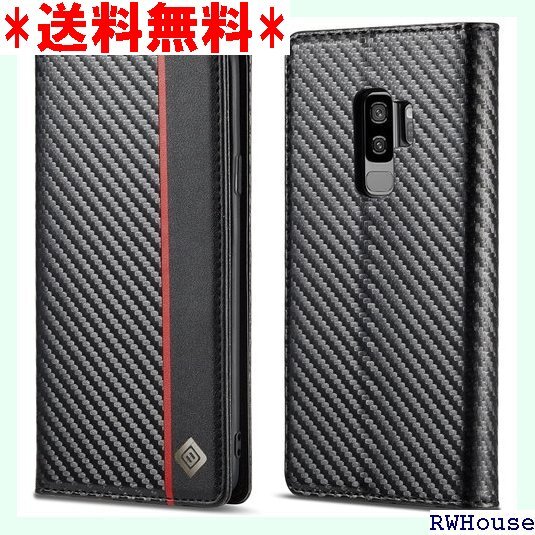 ZTOFERA Samsung Galaxy S9 P ャ ギャラクシー S9 Plus スマホケース 赤い縦線 1029_画像1