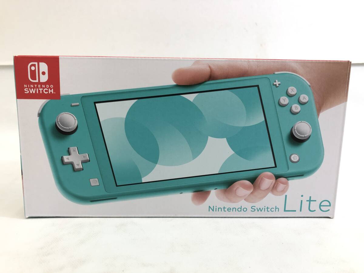 GH240325-07K/ ニンテンドースイッチライト 本体 ターコイズ Ninteno Switch Lite 任天堂 初期化済_画像1