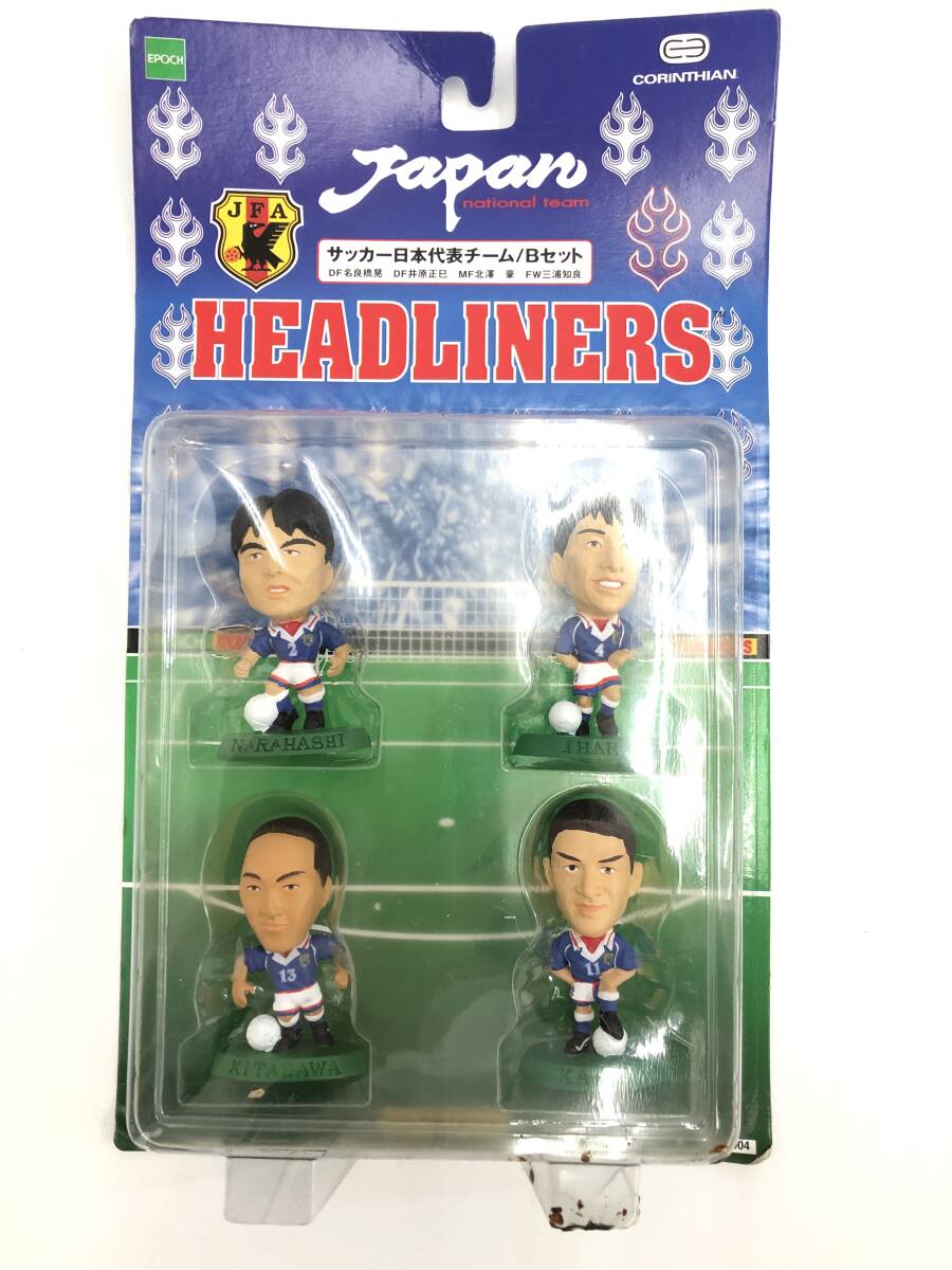 T240321-04S/ 未開封 コリンシアン ヘッドライナーズ サッカー 日本代表チーム A B C セット Corinthian HEADLINERS 三浦知良 中田英寿 他_画像3