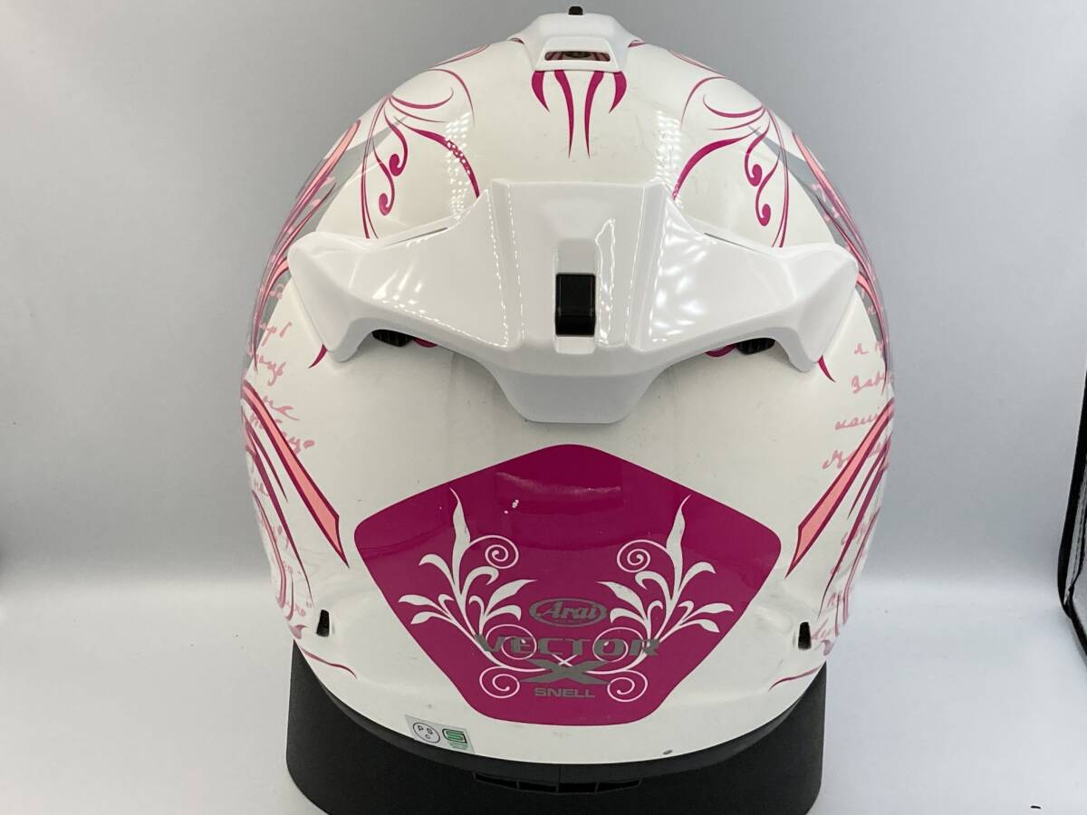 Arai アライ VECTOR-X ベクターX STYLE PINK スタイル ピンク Lサイズ ミラーシールド付き!!_画像7