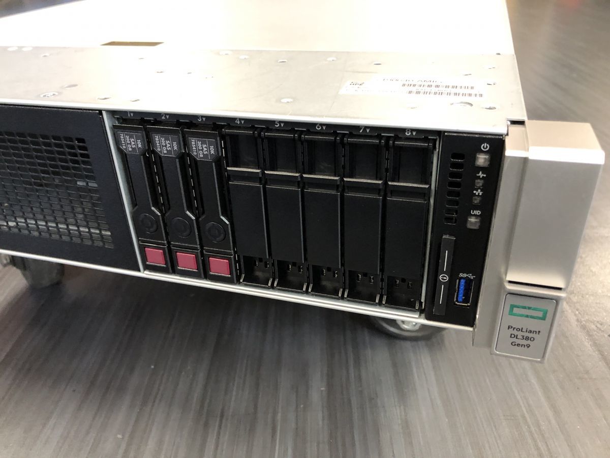 1円スタート HP ProLiant DL380 Gen9 (CPU:Xeon E5-2695v4 2.1GHz×2基/MEM:96GB/HDD:SAS 300GB×3基)_画像5