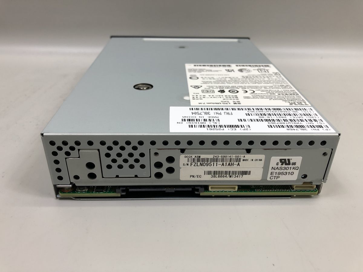 IBM LTO Ultrium 7-H ドライブ 38L7460 動作確認済み (LTO7 SAS テープドライブ )の画像2