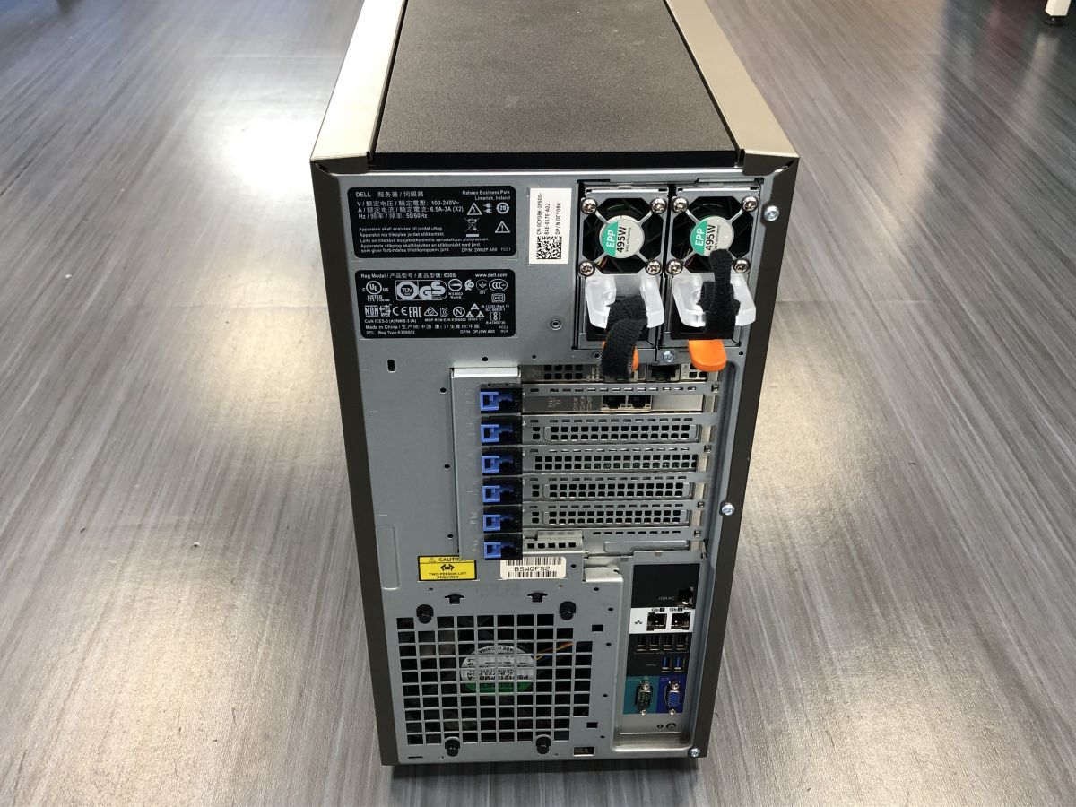 1円スタート Dell EMC PowerEdge T440 (CPU:Xeon Silver 4112 2.6Ghz×2基/メモリ:128GB/HDD:4TB×3基)_画像3