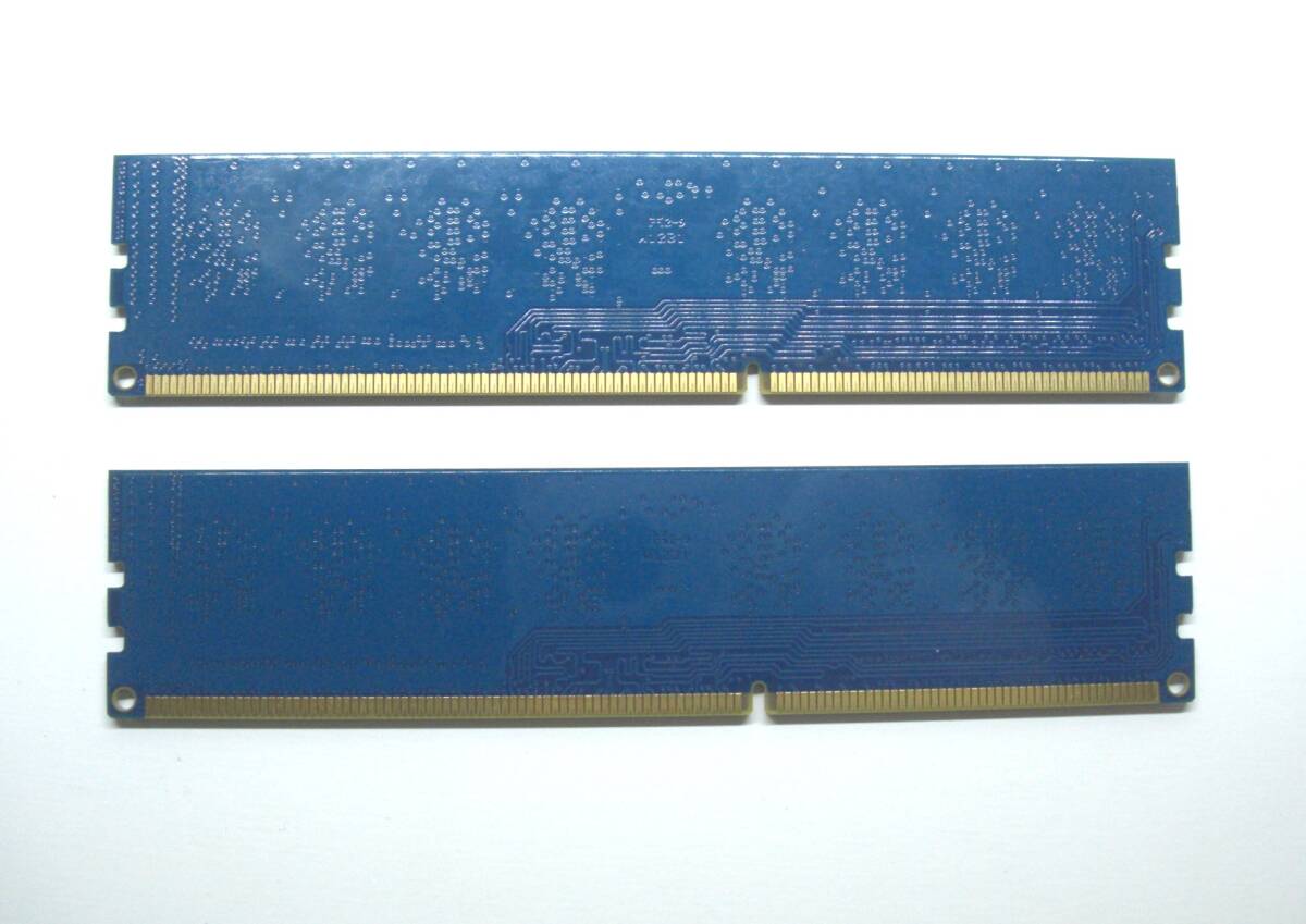 【即決・送料無料】Kingston DDR3 1333 4GB(2GB×2枚) 2GB 1Rx8 PC3-10600U-9-10-A0 204-Pin SDRAM DIMM デスクトップ用メモリ