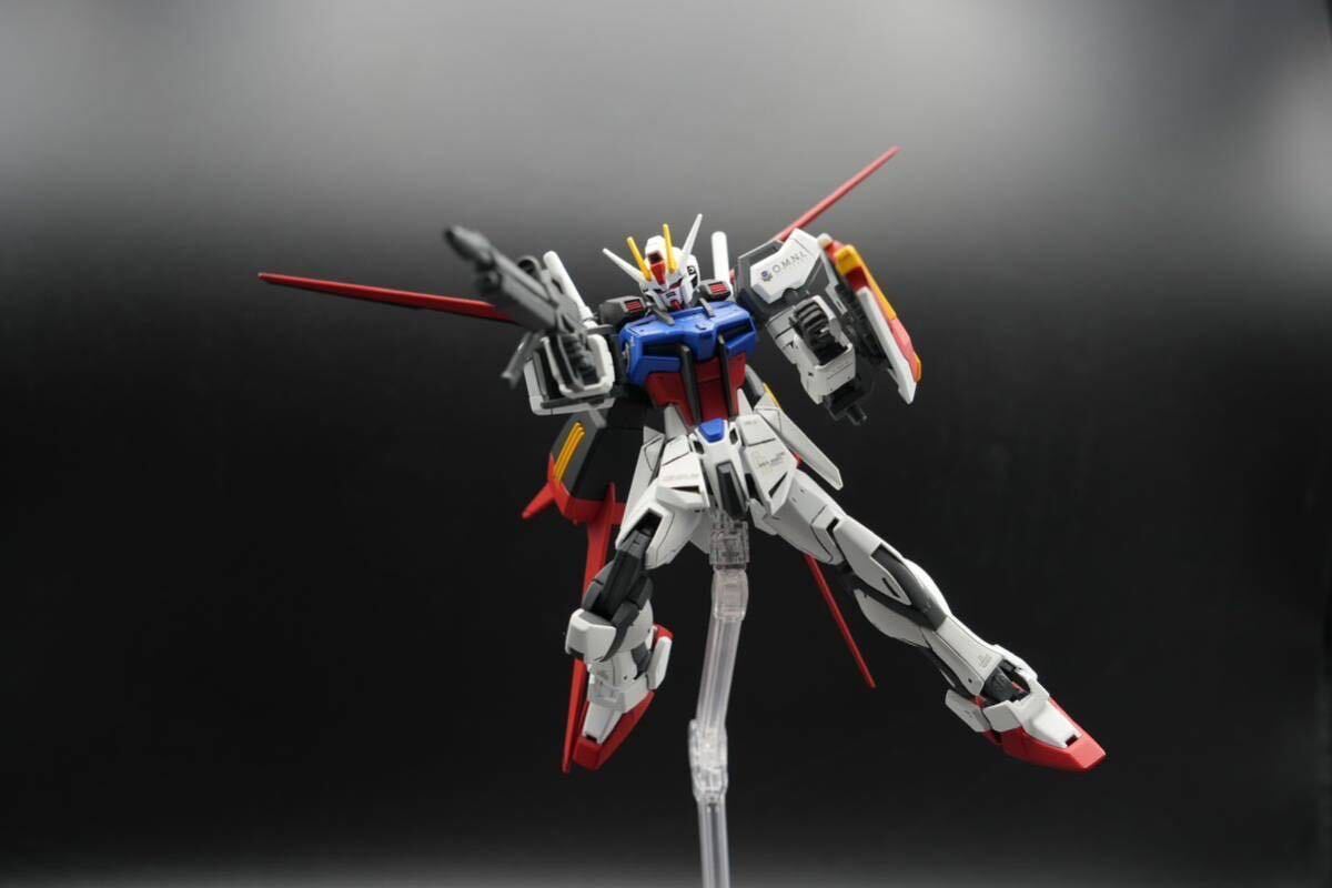 ガンプラ HGCE GAT-X-105 エールストライクガンダム 塗装改修完成品_画像6