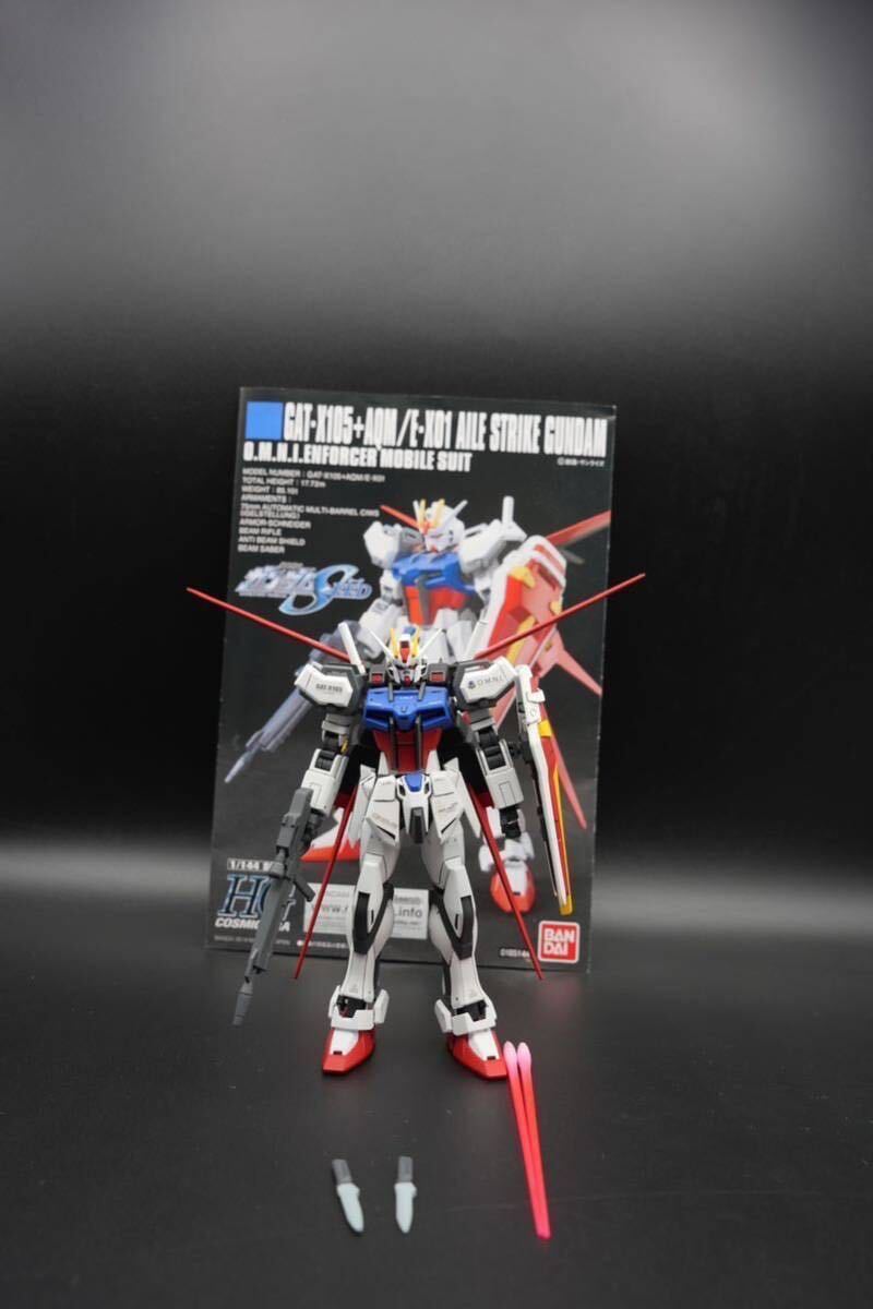 ガンプラ HGCE GAT-X-105 エールストライクガンダム 塗装改修完成品_画像10