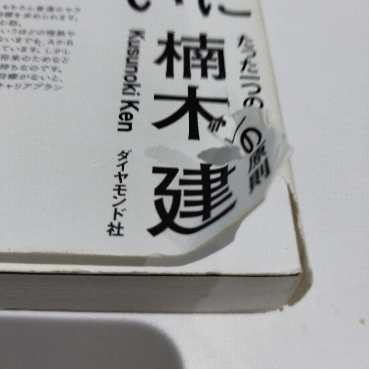 好きなようにしてください　たった一つの「仕事」の原則　楠木健　ダイヤモンド社【ac03o】_画像7