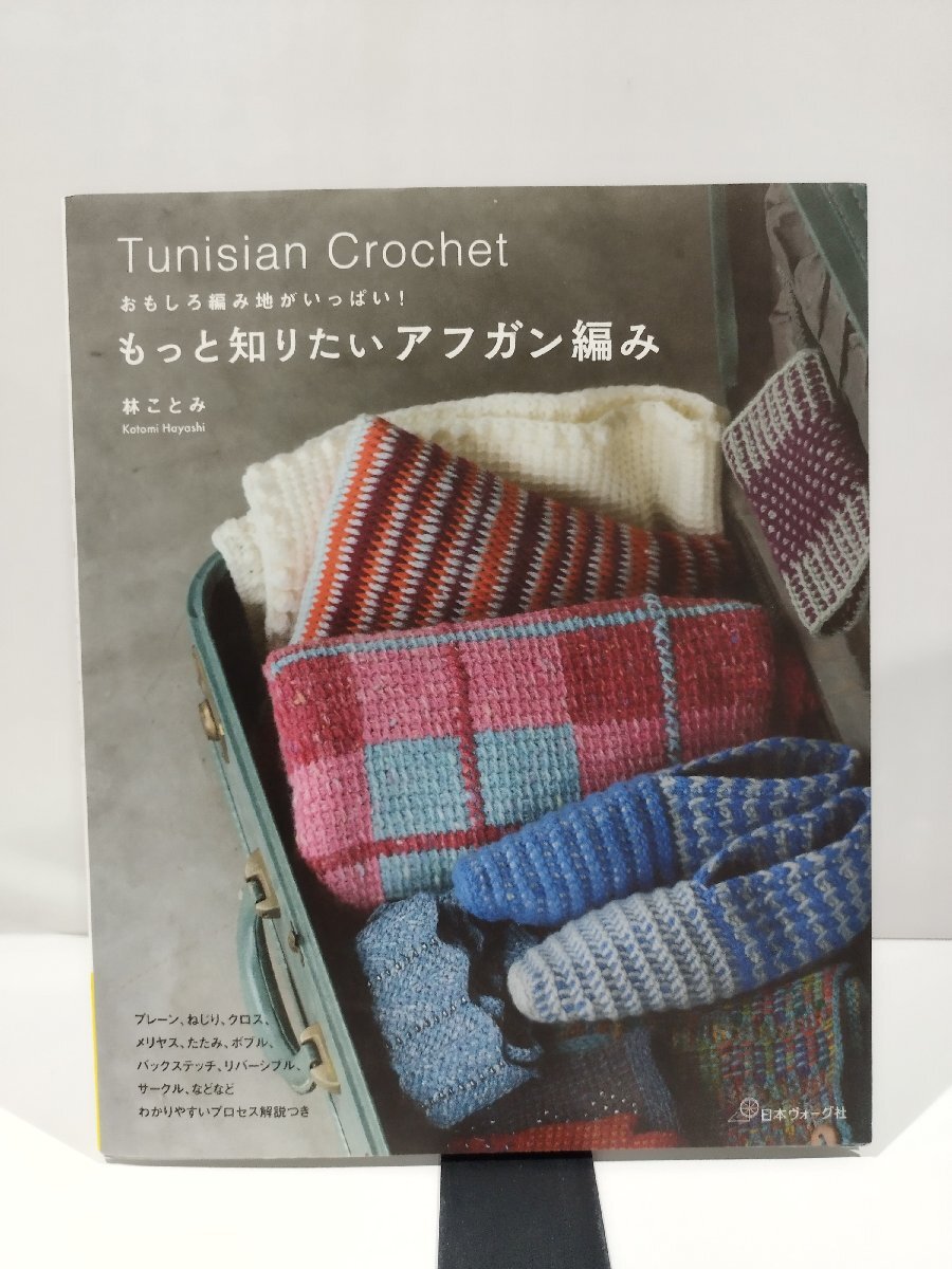 おもしろ編み地がいっぱい！もっと知りたいアフガン編み 林ことみ 日本ヴォーグ社【ac03p】の画像1