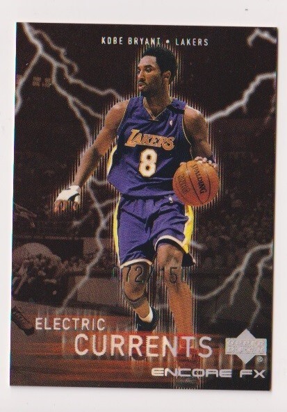 1999-00 UD Encore Kobe Bryant Electric Currents Encore FX card #072/150_画像1