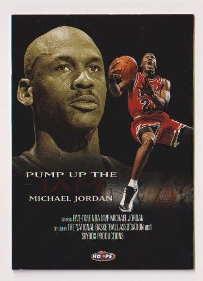 1998-99 Hoops Michael Jordan Pump Up The Jam card #5 of 10 PJ_画像1