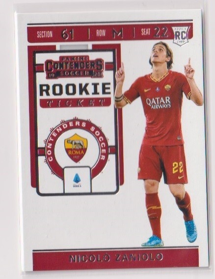 2019-20 Chronicles Contenders Nicolo Zaniolo Rookie Ticket card RCの画像1