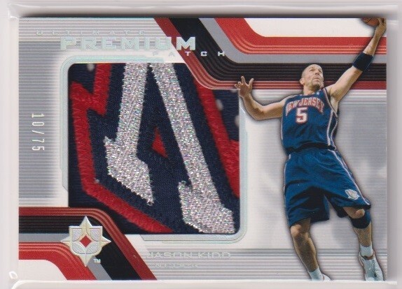 2004-05 Ultimate Collection Jason Kidd Ultimate Premier Patch card #10/75の画像1