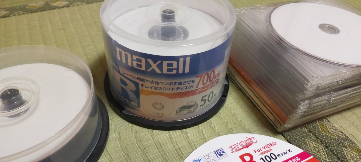 大量まとめ 未開封 DVD-R DVD-RW データ用 4.7GB maxell CD-R_画像4