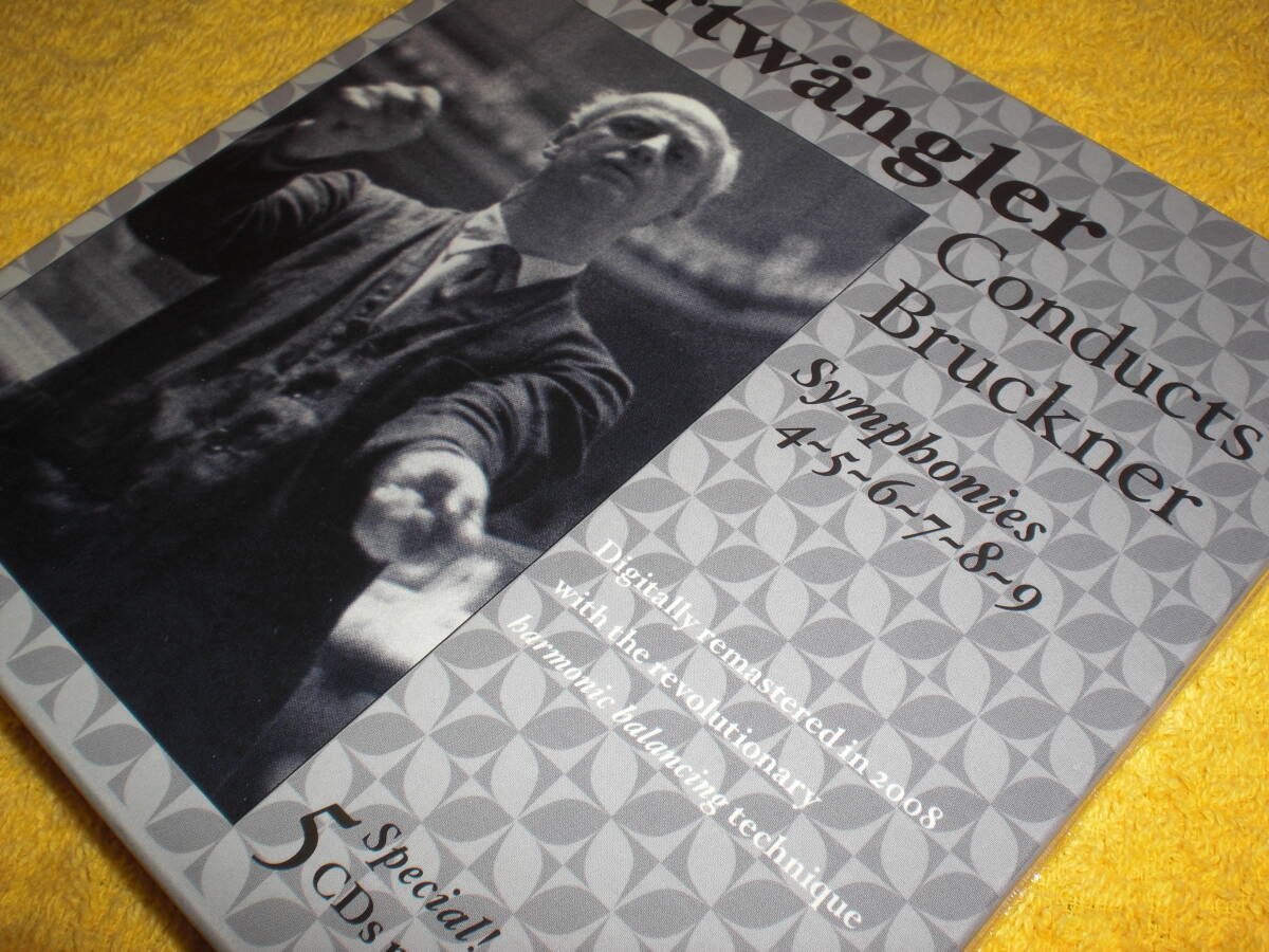 ◆未開封◆M＆A復刻の天才アーロン.Ｚ.スナイダー氏リマスター5枚組BOXセット!フルトヴェングラー指揮ブルックナー交響曲集(第4番～第9番）_画像4