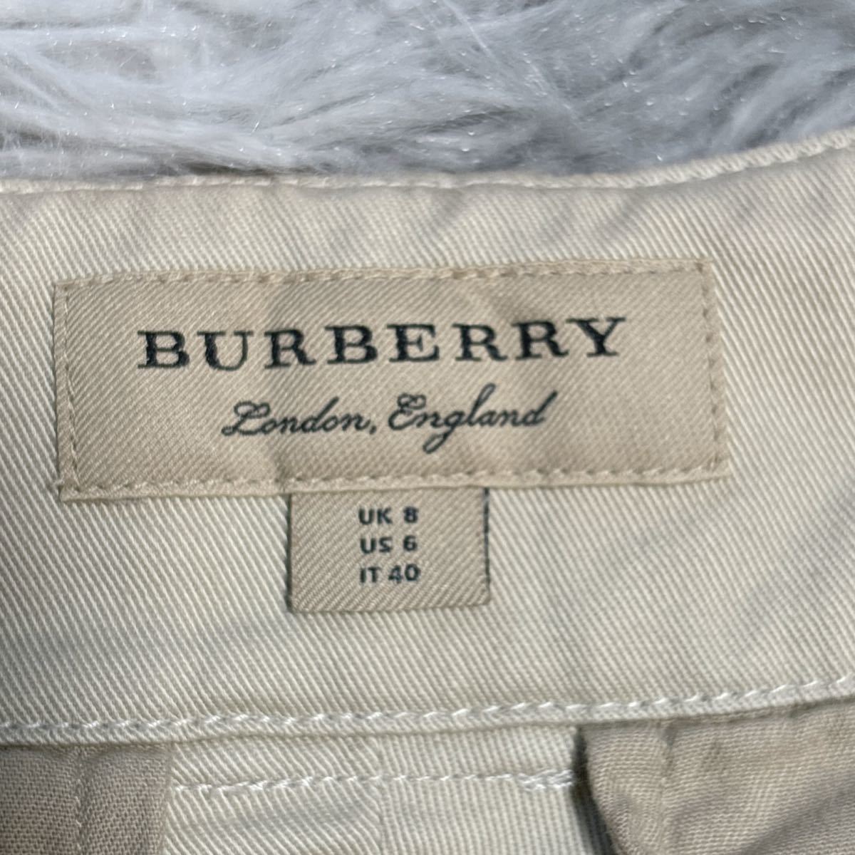 Burberry London England バーバリー ロンドンイングランド ワイド チノパン パンツ テーパード レディース メンズ_画像5