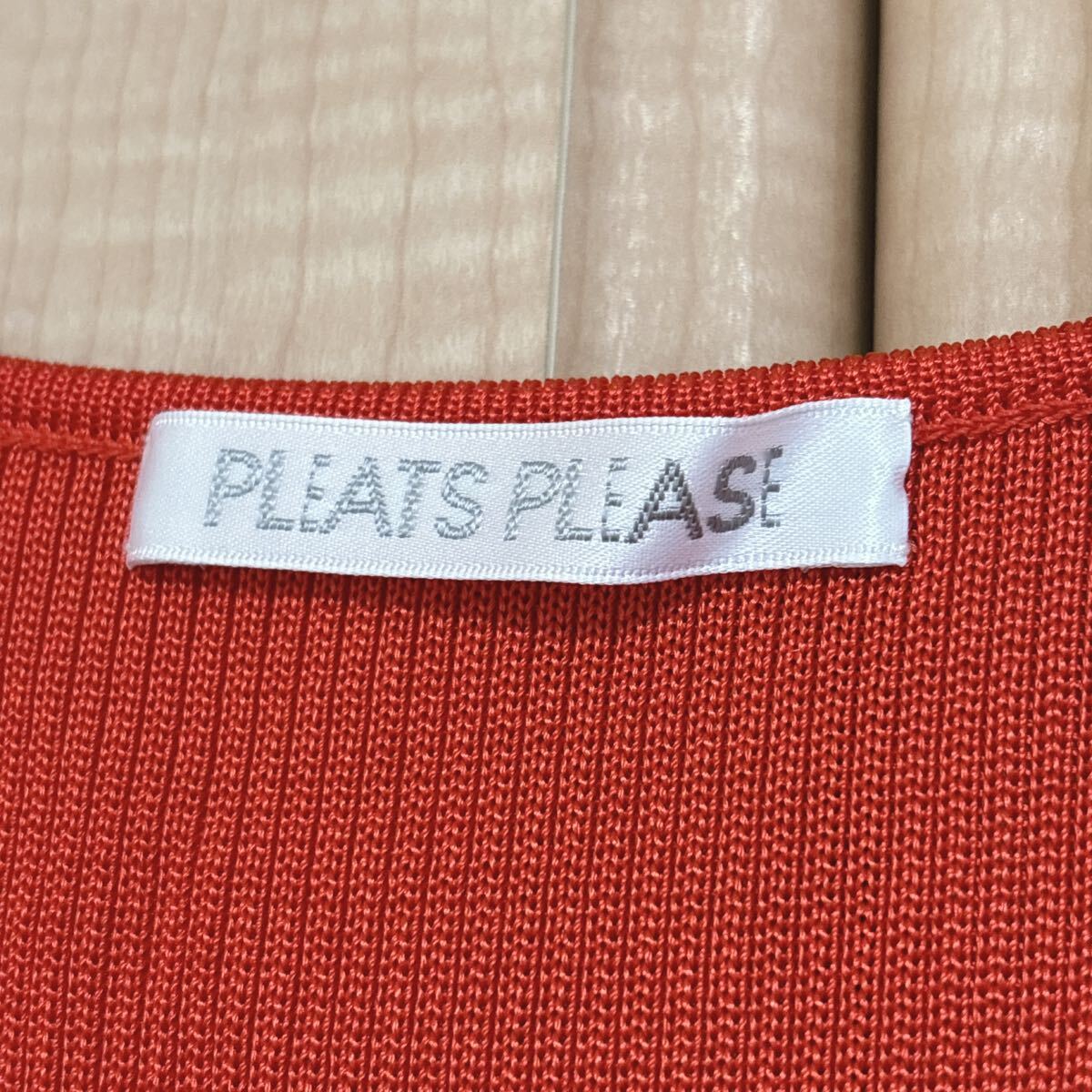 状態良 PLEATS PLEASE プリーツプリーズ バイカラー ニット タンクトップ ノースリーブ トップス ISSEY MIYAKE イッセイミヤケ レディース