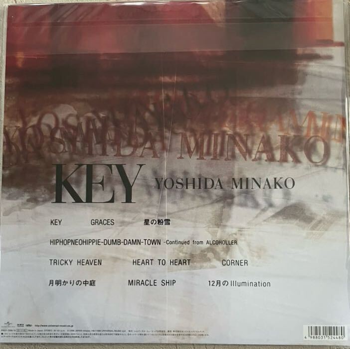 KEY/吉田美奈子 アナログレコードの画像2