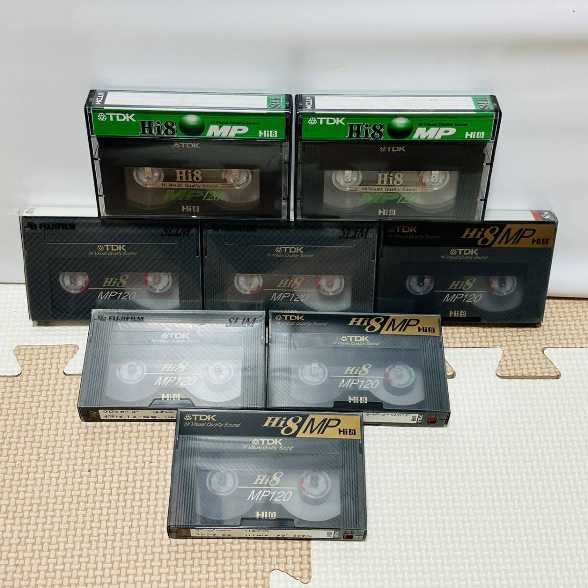 ビデオカセットテープ 150本以上 大量 まとめ セット Video8 Hi8 8mm 中古品の画像7