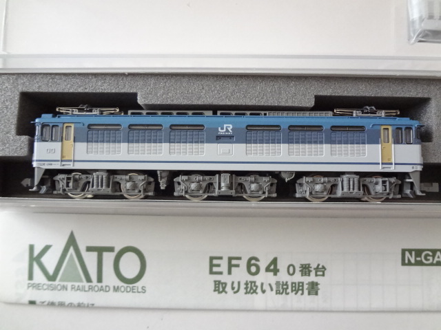 新品同様★KATO 3043 EF64 ０番台 JR貨物色 電気機関車 動作確認済み 部品・ナンバープレート未使用 鉄道模型 Nゲージ カトー 送料350円_画像2