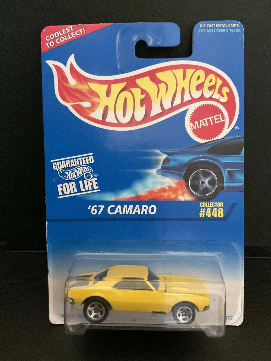 エラー品  1995年 67カマロ  CAMARO ボンネットにストライプ無し  ホットウィールの画像1