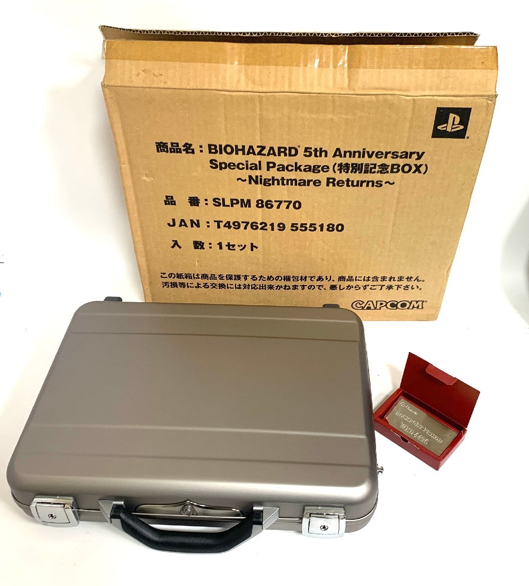 □【中古品】3-33 BIOHAZARD 5th Anniversary バイオハザード 5周年記念 アタッシュケース ナイトメア リターンズ 他 まとめ□埼玉戸田店の画像1