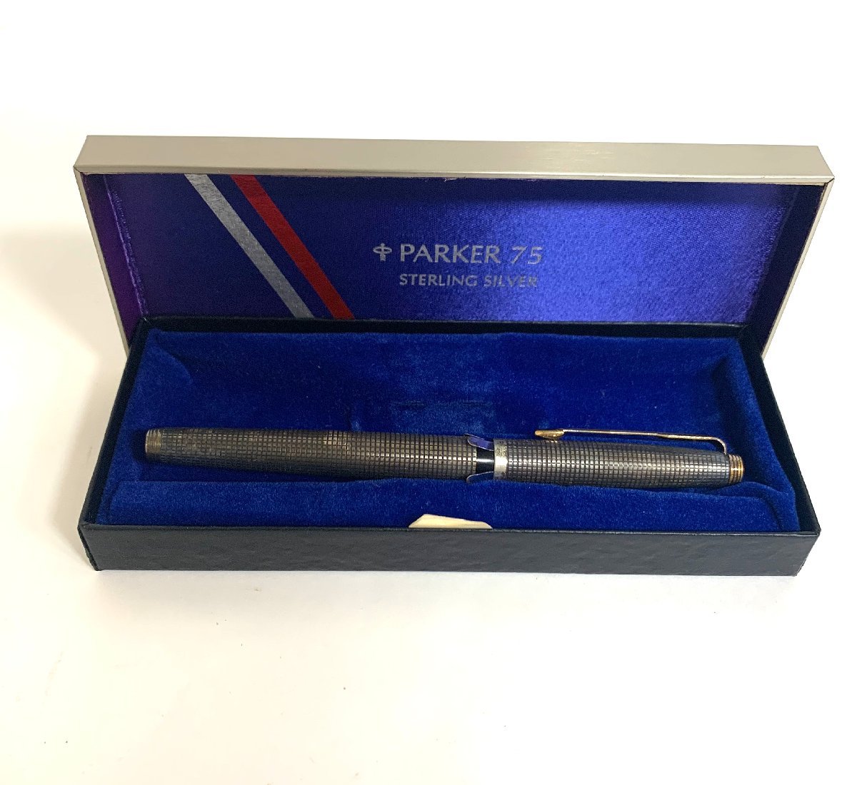 □【中古品】3-12 PARKER 万年筆 パーカー 14K STERLING 箱付き インク切れ □埼玉戸田店_画像1