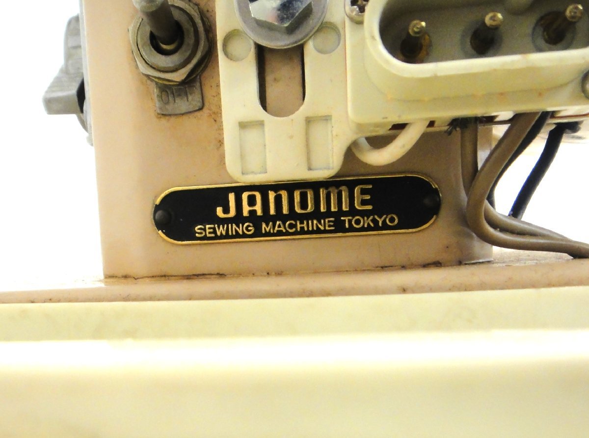 高崎店【中古品】3-8 janome ジャノメ SEWING MACHINE TOKYO ミシン 簡易動作確認済み_画像4