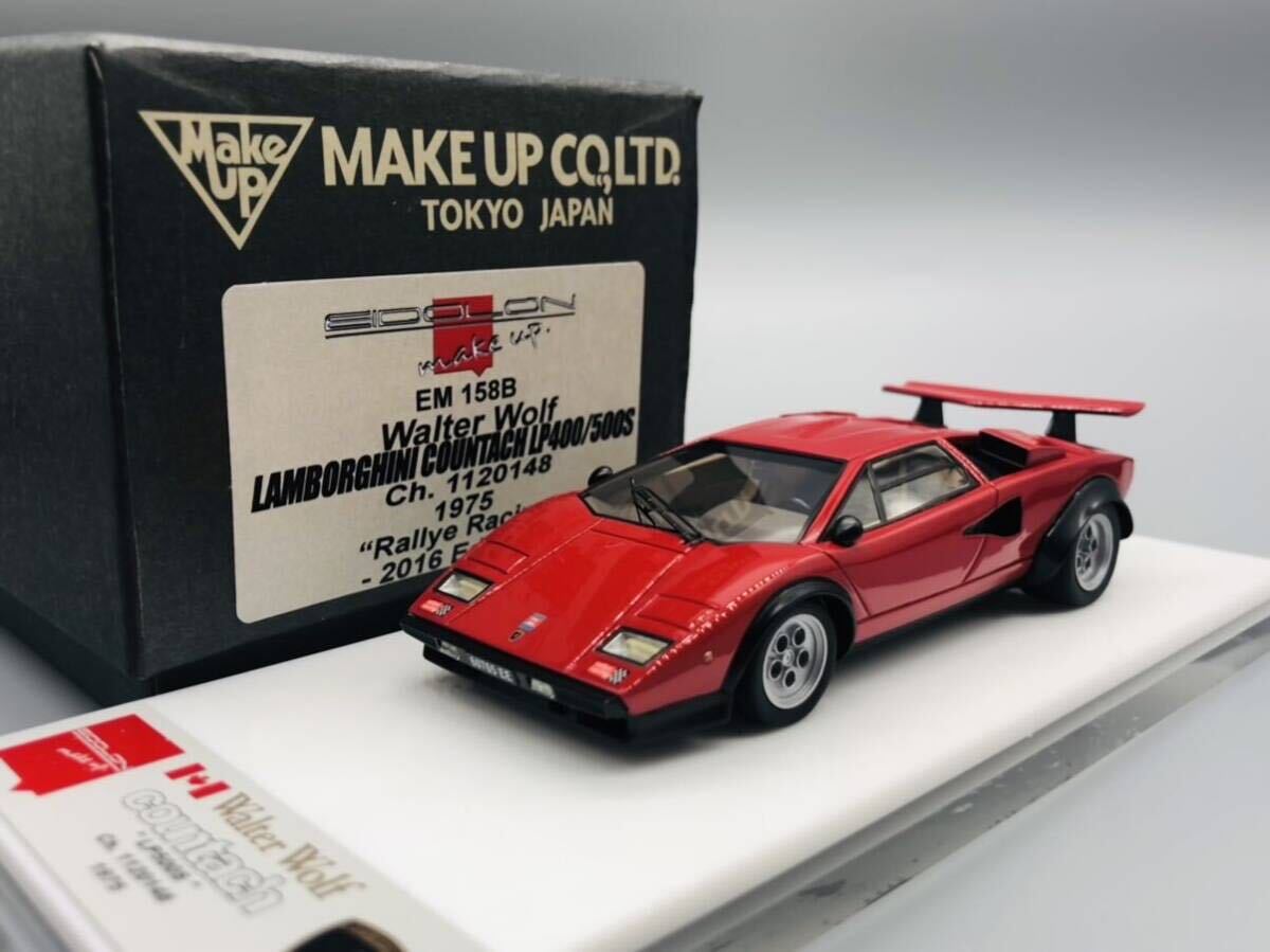 1/43 Make Up メイクアップ EIDOLON アイドロン Lamborghini Countach ランボルギーニ カウンタック LP400/500S ウォルターウルフ1975
