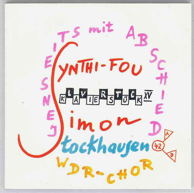 ２CD◆Stockhausen 42 A-B：SYNTHI - FOU / DIENSTAGS / Klangfarben　シュトックハウゼン 42 A-B_画像4