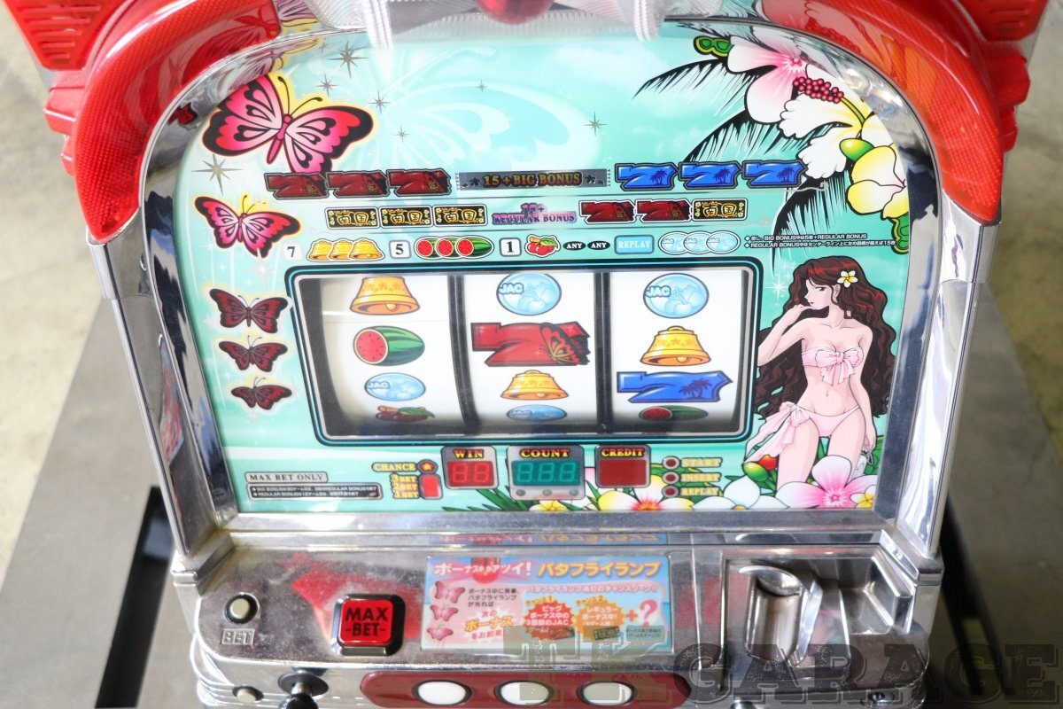 1900073007 slot machine o Lynn Piaa Nankoku .. Ray ko panel 4 serial number present condition goods Junk TKGARAGE U
