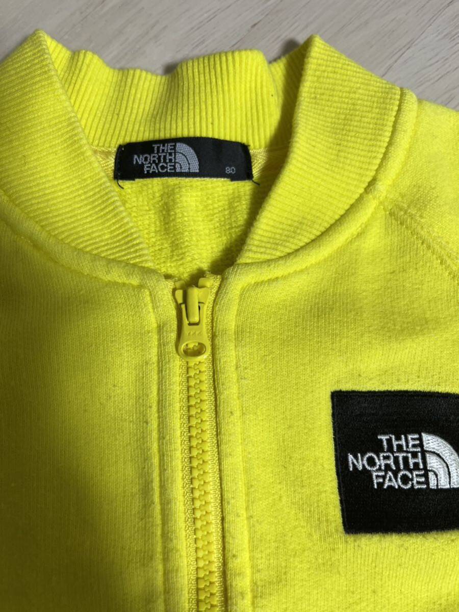 ノースフェイス　north face ジップスウェット　80 ベビーキッズ_画像3