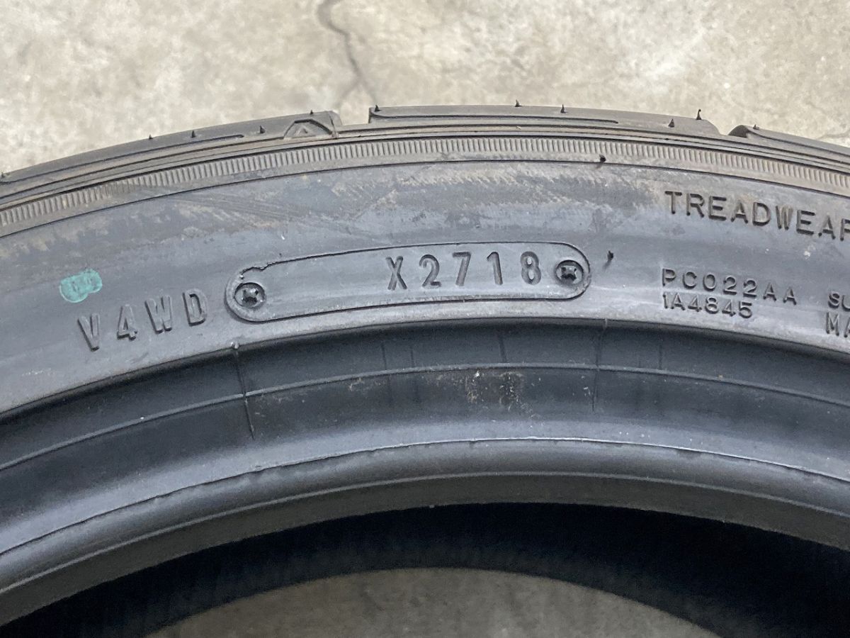 アウトレット品 送料無料 2018年製 未使用品 (55DS016)DUNLOP DZ102 265/35R18 97W 1本 夏タイヤ_画像3