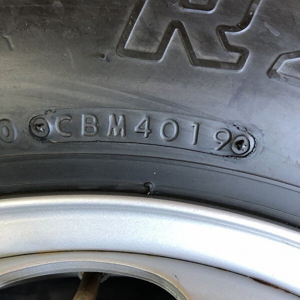 法人宛限定(4I088-2)TOPY 16x6K 6穴 222.25 + BRIDGESTONE ECOPIA R202 225/70R16 117/115L LT 2019年 夏タイヤ 送料無料_画像8