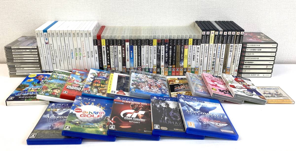 3-42【中古品】プレイステーション等 ゲームソフト 80本以上まとめ_画像1