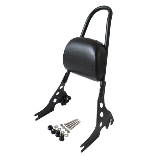 LDL3910# Harley sport Star detachable back rest sissy bar mat black XL883 XL1200 pad attaching 