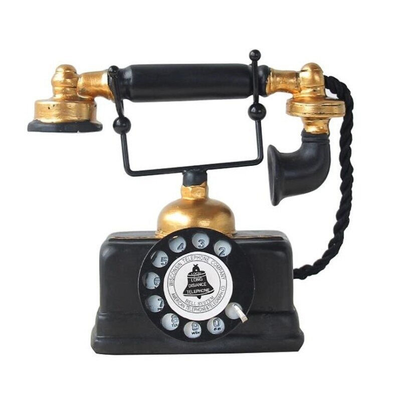 LDL4018# telephone machine antique Showa Retro Vintage dial type telephone retro miscellaneous goods collection 