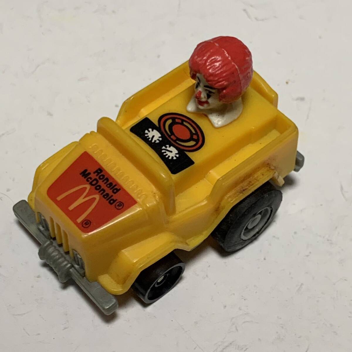 McDonald's マクドナルド 1985 ハッピーミールトイ ロナルド プルバックカー ミニカーの画像1