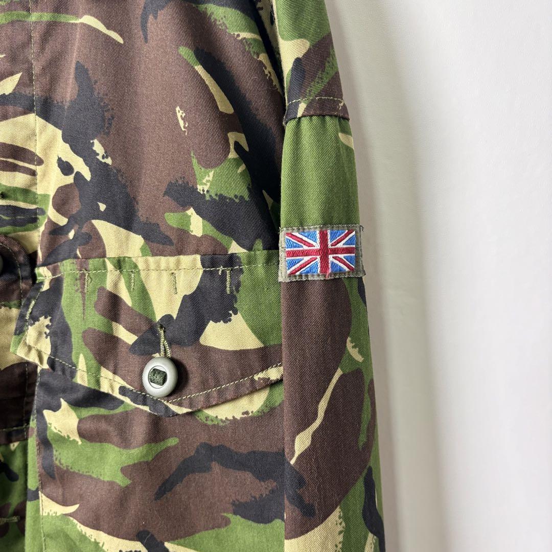 美品 ユーロミリタリー イギリス軍 コンバットジャケット 迷彩服 L S0502_画像4