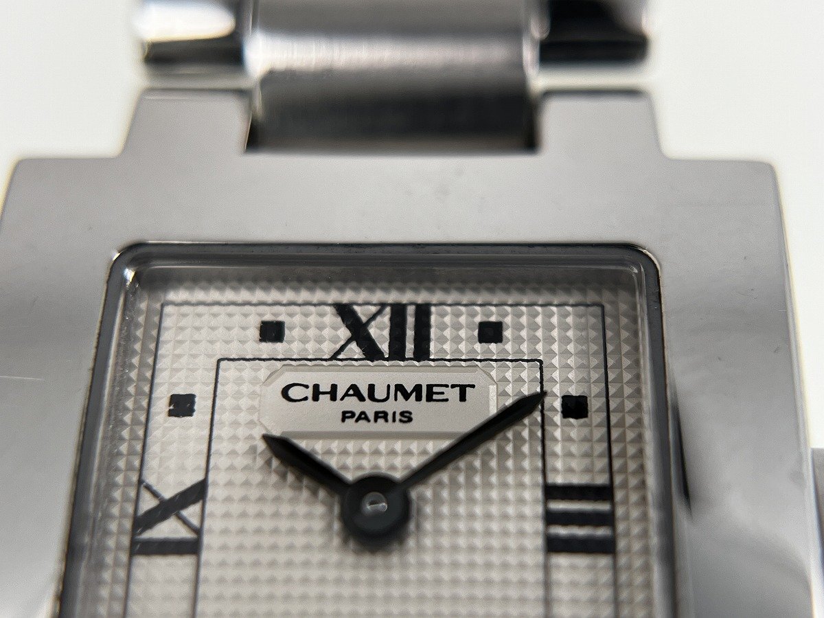 CHAUMET ショーメ スタイルカレ クォーツ レディース腕時計 可動品[327887_画像5