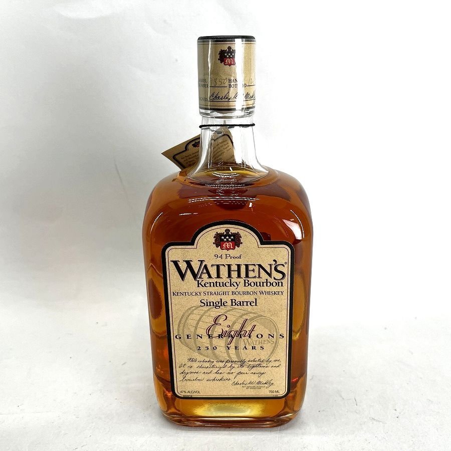 WATHEN’S Single Barrel ワッセンズ シングルバレル GENERATIONS バーボン ウィスキー 750ml[327881_画像1