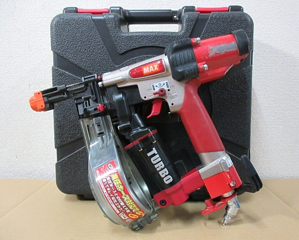 S5711 中古 MAX マックス HV-R41G1 高圧 ねじ打機 ターボドライバ 25～41mm