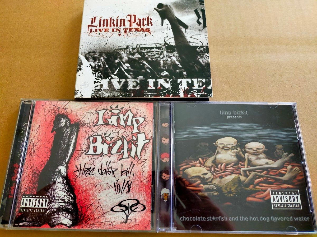 リンキン・パーク「ライヴ・イン・テキサス」輸入盤、リンプ・ビズキット 2CD 輸入盤