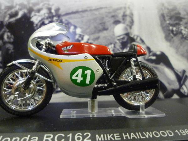 【未開封品】 1/24 ホンダ RC162 マイクへイリウッド HONDA RC 162 マン島T.T 1961 ixoの画像10