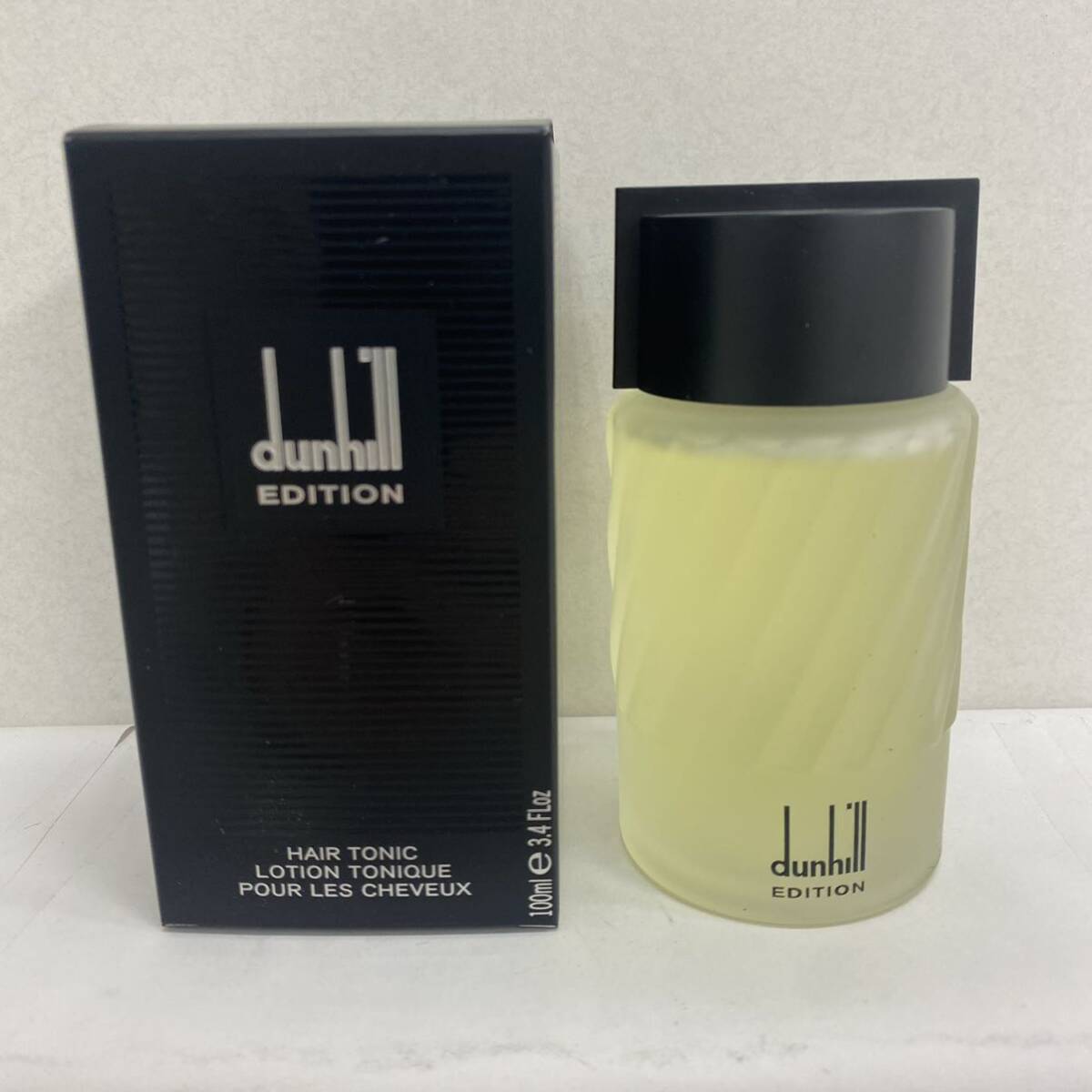 819 未使用 美品 整髪料 Dunhill ダンヒル EDITION エディション HAIR TONIC ヘアートニック ローション ドイツ製 100ml 箱付き _画像2