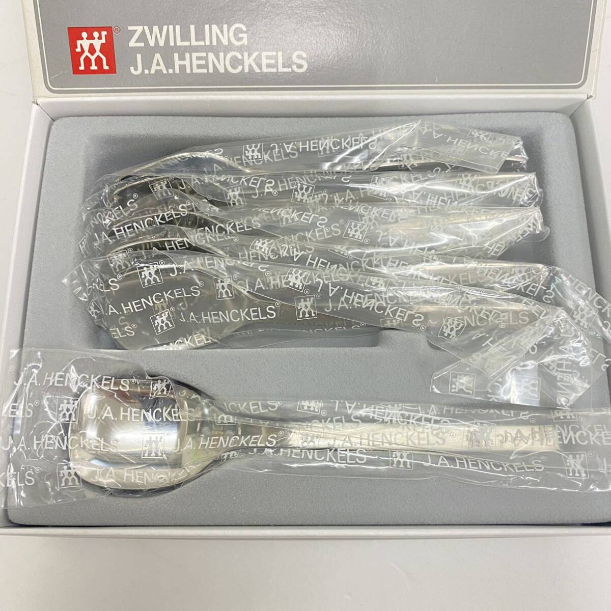 863 美品ZWILLING J.A.HENCKELS ヘンケルス ツヴィリング ステンレスSTAINLESS 18/8 アイスクリームスプーン ６本 カトラリー スプーン_画像2