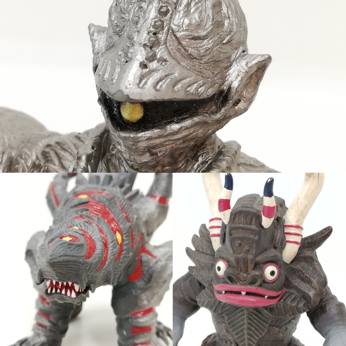 206 バンダイ ウルトラ怪獣シリーズ パワードバルタン星人 アパテー ウインダム ムードン ゴルゴレム ミクラス ソフビ 6点セット ジャンク_画像10