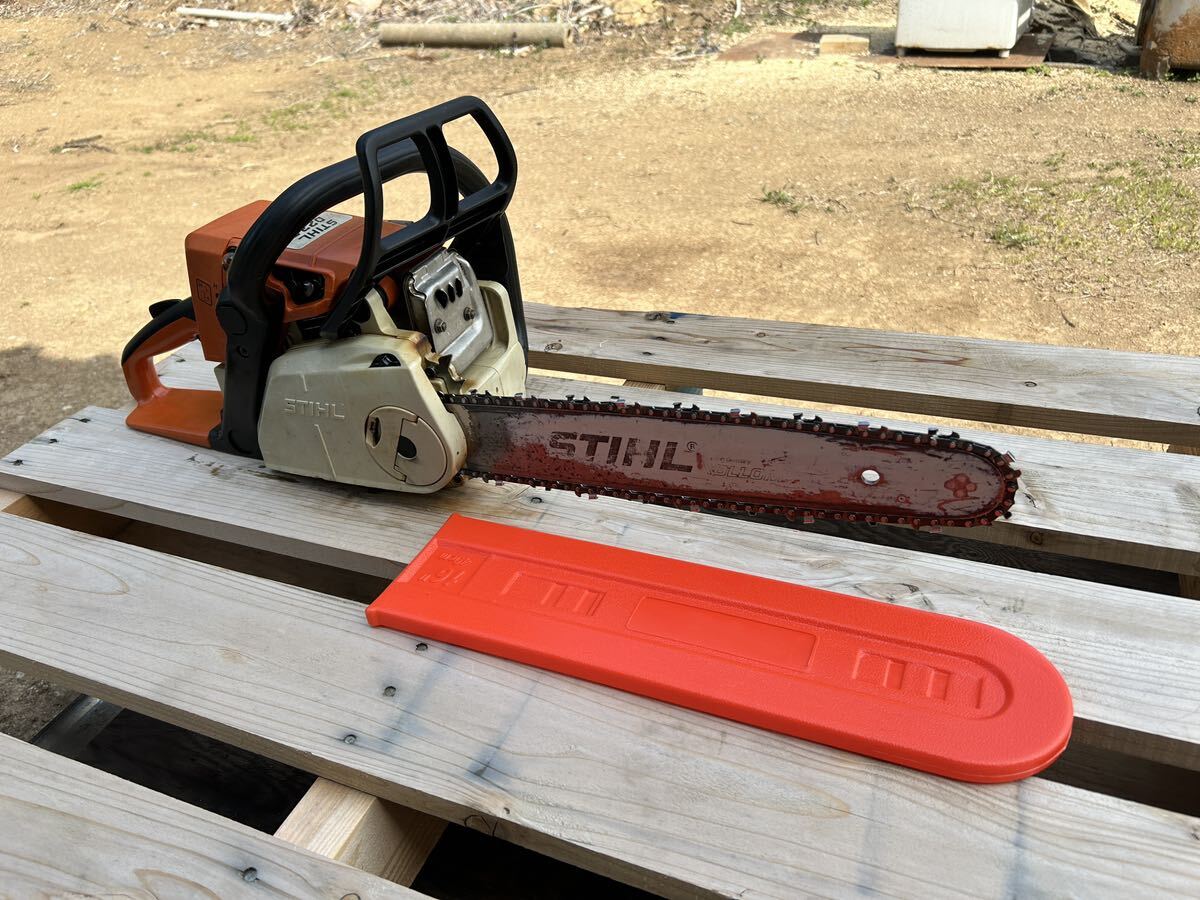 エンジンチェーンソー/STIHL023/デコンプ付き/プライマリーポンプ、その他交換済み/スチール_画像5